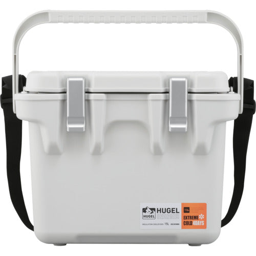 IRIS 208351 HUGEL 真空断熱クーラーボックス 15L ホワイトアッシュ