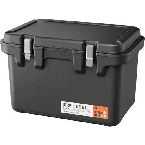 IRIS 294776 HUGEL 真空断熱クーラーボックス 40L チャコールグレー