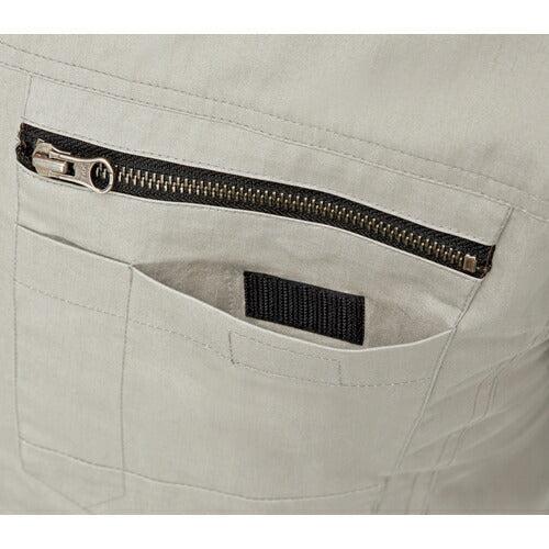 XEBEC 綿薄手現場服ヘリンボン空調服XE98002-39-3L サンドベージュ