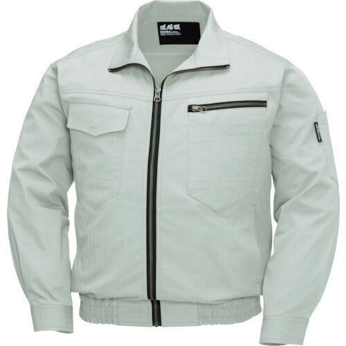 XEBEC 綿薄手現場服ヘリンボン空調服XE98002-39-LL サンドベージュ