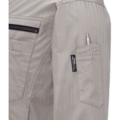 XEBEC 綿薄手現場服ヘリンボン空調服XE98002-39-LL サンドベージュ