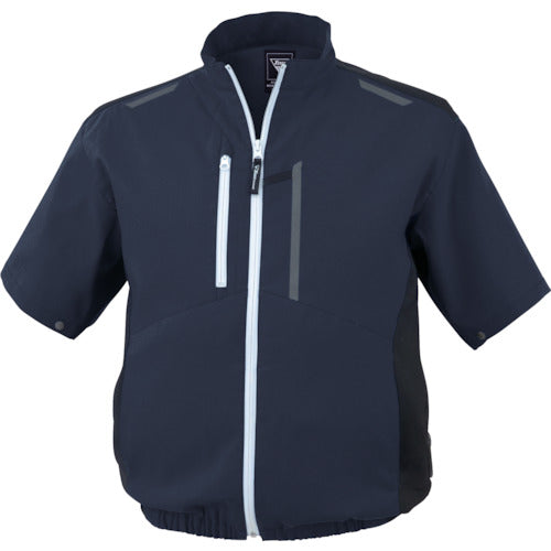 XEBEC 空調服制電半袖ブルゾンXE98027-10-3L コン