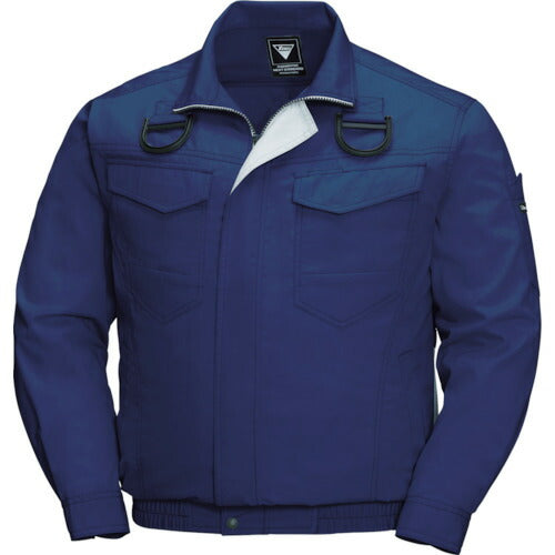 XEBEC 綿ポリ混紡ペンタスフルハーネス仕様空調服XE98101-19-5L ディープネイビー