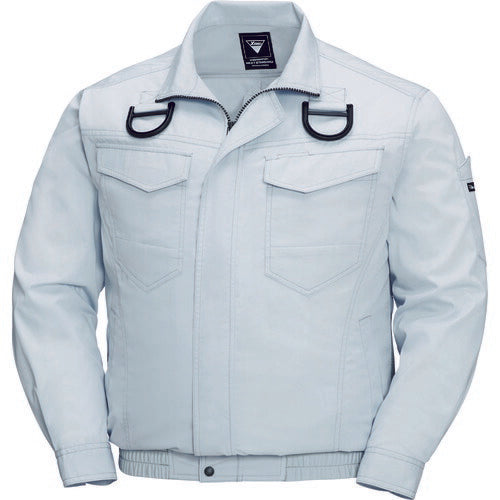 XEBEC 綿ポリ混紡ペンタスフルハーネス仕様空調服XE98101-22-S シルバーグレー