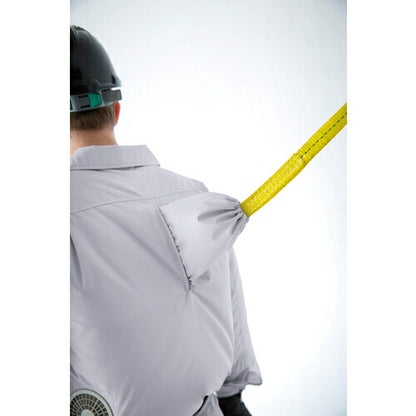 XEBEC 綿薄手現場服ヘリンボンフルハーネス仕様空調服XE98102-39-3L サンドベージュ