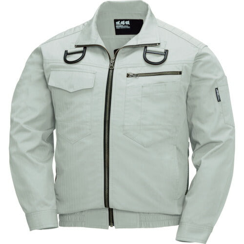 XEBEC 綿薄手現場服ヘリンボンフルハーネス仕様空調服XE98102-39-LL サンドベージュ