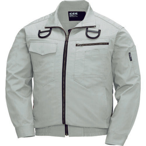 XEBEC 綿薄手現場服ヘリンボンフルハーネス仕様空調服XE98102-39-S サンドベージュ