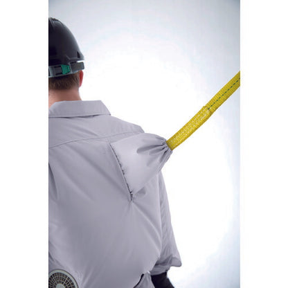 XEBEC 綿薄手現場服ヘリンボンフルハーネス仕様空調服XE98102-39-S サンドベージュ