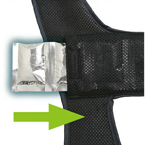 緑十字 熱中症予防対策商品 フルハーネスベストCOOL ブラック フリーサイズ