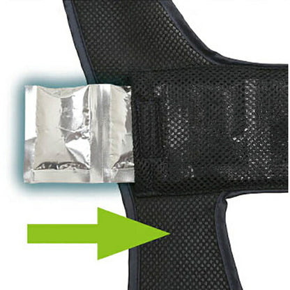 緑十字 熱中症予防対策商品 フルハーネスベストCOOL ブラック フリーサイズ