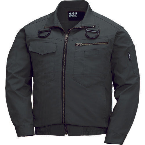 XEBEC 綿薄手現場服ヘリンボンフルハーネス仕様空調服XE98102-62-S アーミーグリーン