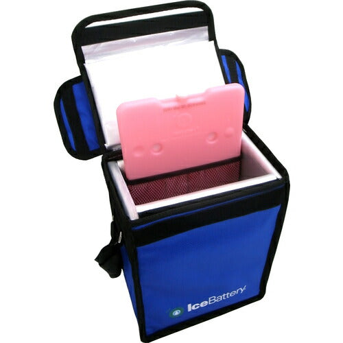 マツウラ 保冷バッグ 10℃水分補給 IceBattery(アイスバッテリー)クールバッグ 縦型 保冷剤1枚付キ