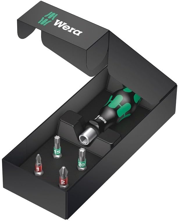 Ledlenser(レッドレンザー) P6R Core + Wera(ヴェラ) スクリュードライバー 特別セット LEDフラッシュライト ドライバー プラスドライバー トルクスドライバー USB充電式 503028 [日本正規品] black