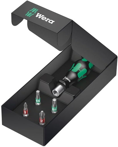 Ledlenser(レッドレンザー) P6R Core + Wera(ヴェラ) スクリュードライバー 特別セット LEDフラッシュライト ドライバー プラスドライバー トルクスドライバー USB充電式 503028 [日本正規品] black