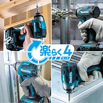 マキタ 充電式インパクトドライバ 18V 最大締付けトルク180N・m 黒 6.0Ah （本体・バッテリ・充電器・ケース付）