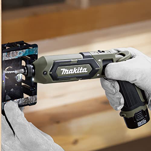 マキタ 充電式ペンインパクトドライバ 7.2V 25N・m オリーブ 1.5Ah （本体・バッテリ×2・充電器・アルミケース付）