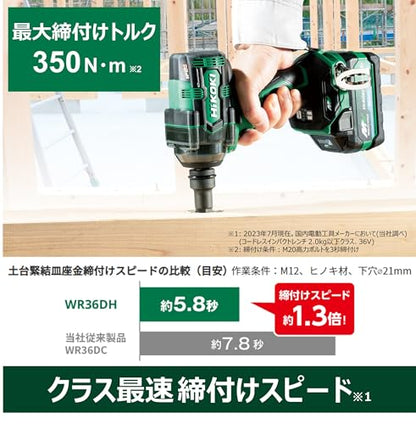 HiKOKI 36Vコードレスインパクトレンチ 本体のみ