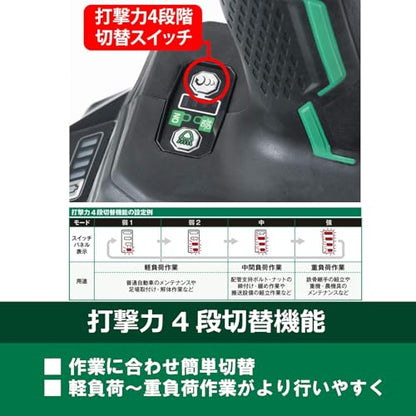 HiKOKI 36Vコードレスインパクトレンチ 新マルチボルトセット