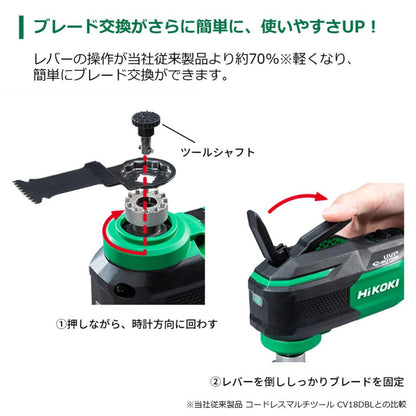 HiKOKI コードレスマルチツール 18V 本体のみ