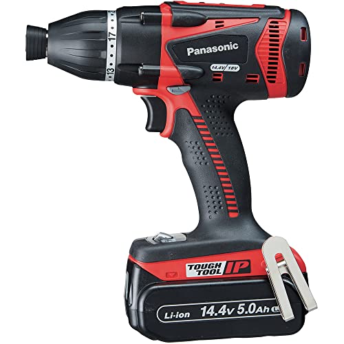 Panasonic デュアル マルチインパクトドライバー 14.4V5.0Ahセット品 赤