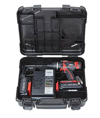 Panasonic デュアル マルチインパクトドライバー 14.4V5.0Ahセット品 赤