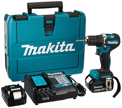 マキタ 充電式ドライバドリル 18V 最大トルク40N・m コンパクトボディ 6.0Ah （本体・バッテリ×2・充電器・ケース付）