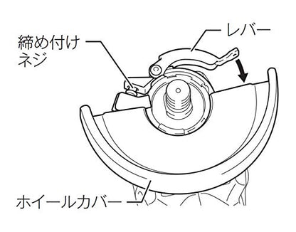 マキタ 充電式ディスクグラインダ 100ミリ 18V 6.0Ah シンプル機能タイプ スライドスイッチ 本体のみ （バッテリ・充電器・ケース別売）