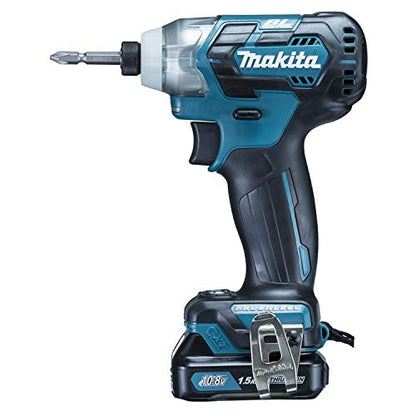 マキタ 充電式インパクトドライバ 10.8Vスライド式 135N・m 青 1.5Ah （本体・バッテリ×2・充電器・ケース付）