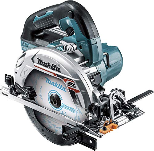 マキタ 充電式マルノコ 刃径165mm 切込深さ66mm 厚切りモデル 18V 6.0Ah 青色（バッテリ・充電器・システムケース・鮫肌チップソー付）