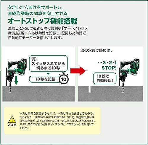 HiKOKI コードレスロータリハンマドリル 18V 小型 SDSプラスシャンク ケース付き本体のみ