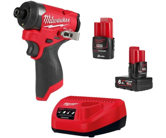 milwaukee M12 FUELインパクトドライバー6.0AH＆3.0AHキット
