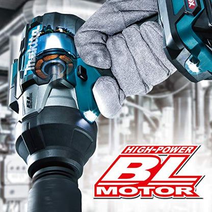 マキタ 充電式インパクトレンチ 40Vmax 最大締付トルク1350N・m sq19mm 2.5Ah （本体・バッテリ×2・充電器・ケース付）