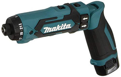 マキタ 充電式ペンドライバドリル 7.2V差込式 最大トルク8N・m 青 1.5Ah （本体・バッテリ×2・充電器・アルミケース付）