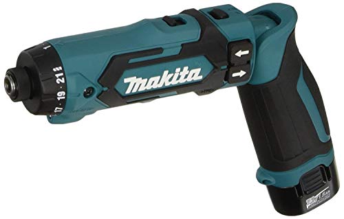 マキタ 充電式ペンドライバドリル 7.2V差込式 最大トルク8N・m 青 1.5Ah （本体・バッテリ×2・充電器・アルミケース付）