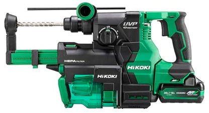 HiKOKI ロータリハンマドリル 36V SDSプラスシャンク 集じんシステム搭載 新マルチボルトセット品