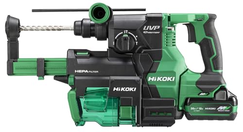 HiKOKI ロータリハンマドリル 36V SDSプラスシャンク 集じんシステム搭載 新マルチボルトセット品