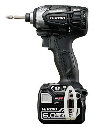HiKOKI 14.4Vコードレスインパクトドライバ 6.0Ah ブラック
