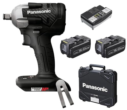 Panasonic デュアル 充電インパクトレンチ 18V5.0Ahセット 黒