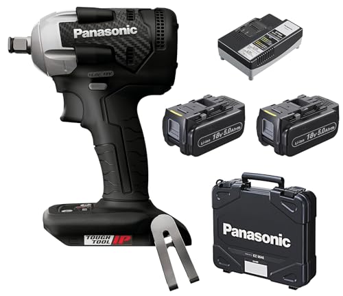 Panasonic デュアル 充電インパクトレンチ 18V5.0Ahセット 黒