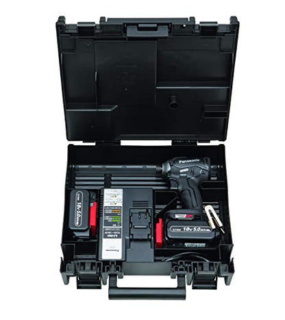 Panasonic デュアル インパクトドライバー 18V 5.0Ahセット 黒