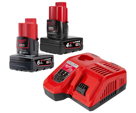 milwaukee M12 4.0Ah＆6.0Ah FCスタートキット