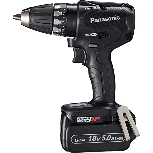 Panasonic デュアル 18V5.0Ah 充電式ドリルドライバー 黒