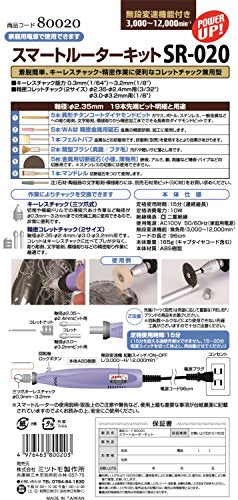 RELIEF スマートルーターキット 19点ルーター用先端工具付き