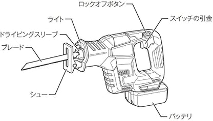 マキタ 充電式レシプロソー （本体のみ）
