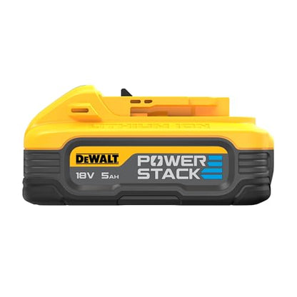 DEWALT 18V 5.0Ah Powerstackバッテリー