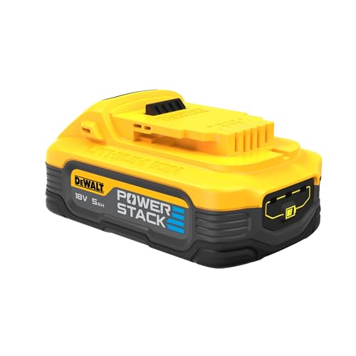 DEWALT 18V 5.0Ah Powerstackバッテリー