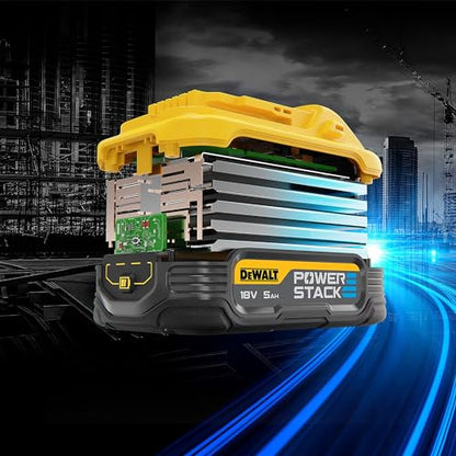DEWALT 18V 5.0Ah Powerstackバッテリー