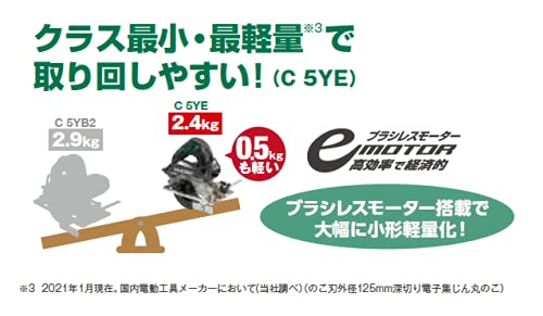 HiKOKI 深切り電子集じん丸のこ 125mm コレクトカバー付