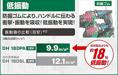 HiKOKI コードレスロータリハンマドリル 18V 小型 SDSプラスシャンク
