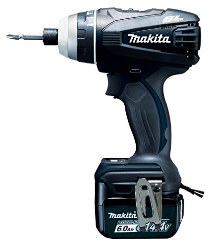 マキタ 充電式4モードインパクトドライバ 14.4V 最大締付トルク145N・m 黒 6.0Ah （本体・バッテリ×2・充電器・ケース付）